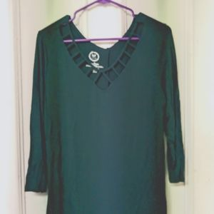 Women's M Maurices jersey blouse